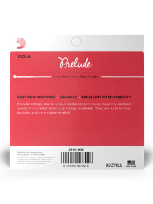 Cordas Prelude Viola 4/4 – D’Addario J910 MM