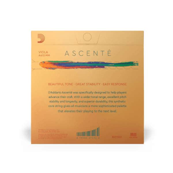 Cordas Ascente Viola 4/4 – D’Addario A410 M Cordas Ascente Viola 4/4 – D’Addario A410 M