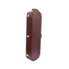 Estojo retangular violino marron trançado