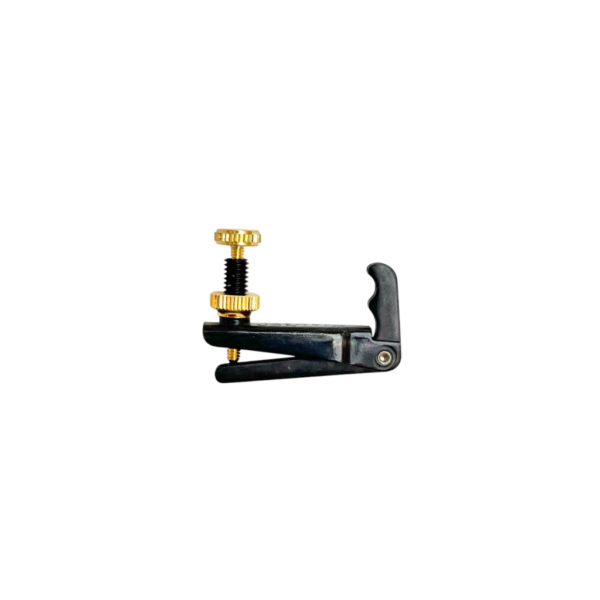 Microafinadores Wittner para Violino 4/4 e 3/4 – Preto com Parafuso Dourado