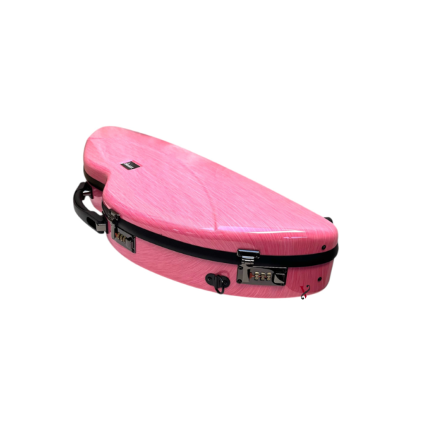 Estojo de Fibra de Vidro Para Violino 4/4 - Rosa Luxo