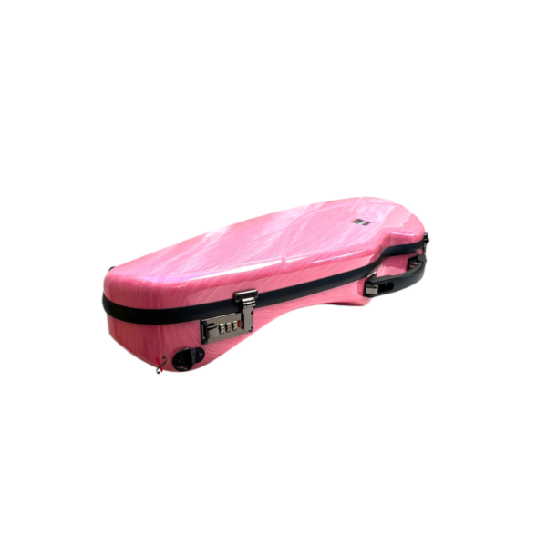 Estojo de Fibra de Vidro Para Violino 4/4 - Rosa Luxo