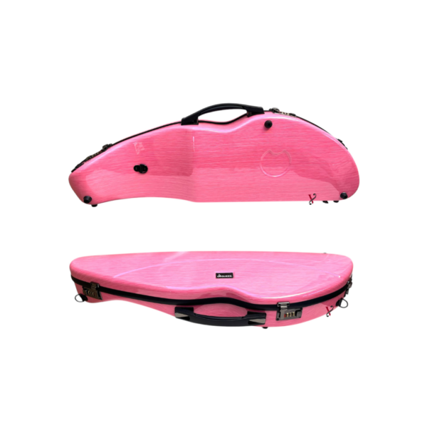 Estojo de Fibra de Vidro Para Violino 4/4 - Rosa Luxo