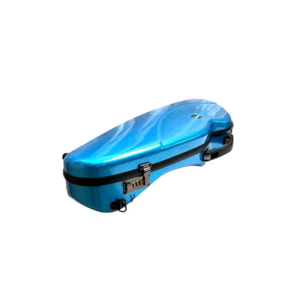 Estojo de Fibra de Vidro Para Violino 4/4 - Azul Luxo