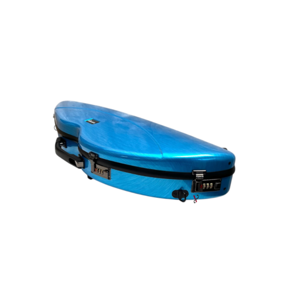 Estojo de Fibra de Vidro Para Violino 4/4 - Azul Luxo
