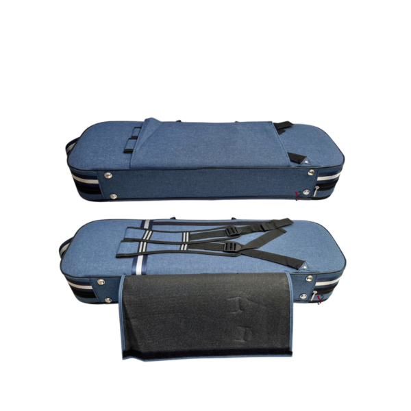 Estojo Luxo Azul Claro Para Violino 4/4