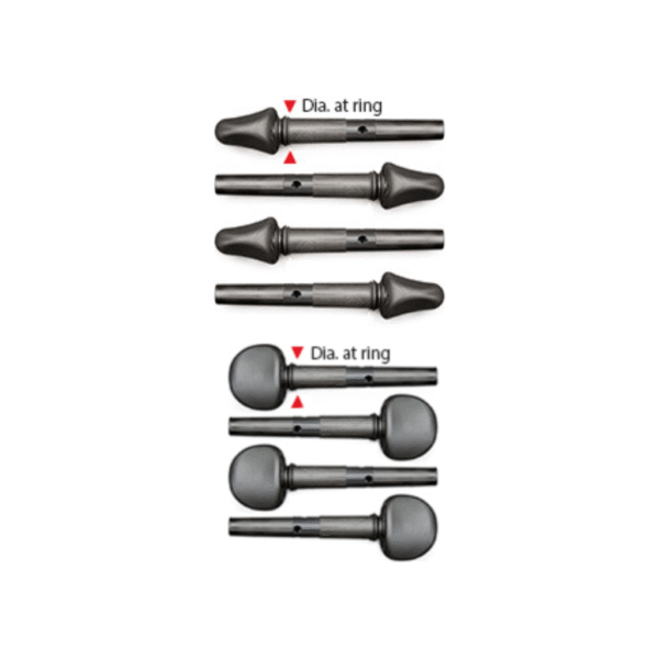 Kit 4 Cravelhas Mecânicas Wittner para Violino 4/4 e 3/4