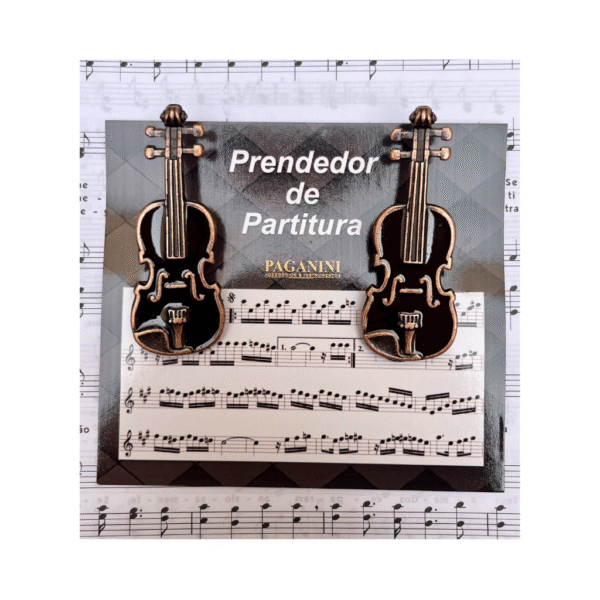 Prendedor de Partitura Clipets - Formato Violino